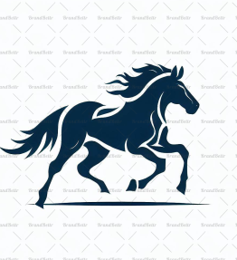 Galoppierendes Pferd